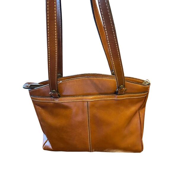 Patricia Nash Poppy Tote Heritage Shoulder Bag Brown Leather With Dust Bag - Picture 4 of 9